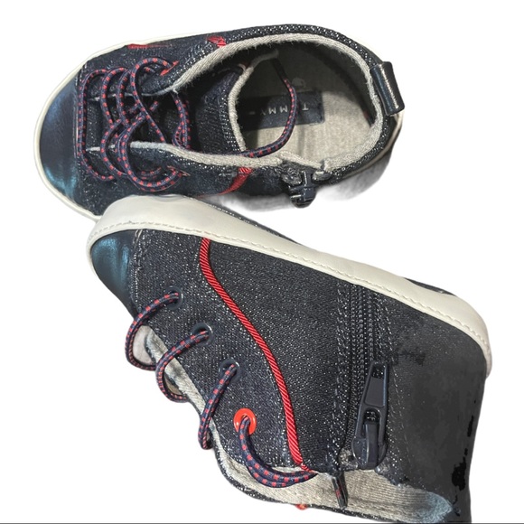 Tommy Hilfiger Toddler Hightop Sneakers Size 3C - Picture 5 of 6